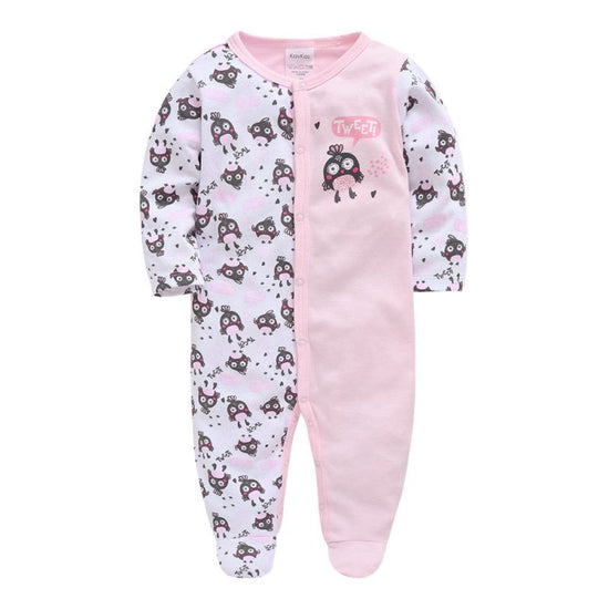Baby Girl Romper Newborn Sleepsuit $17.16 Dana Fashion Color: Little bird Size: 0 3M Baby Clothing Main fabric composition: cotton Size Length（cm） Bust(cm) Sleeve(cm) 0/3M 48.5 22 20 3/6M 53 23 22 6/9M 57.5 24 24 9/12M 62 25 26 1. Asian sizes are 1 to 2 s