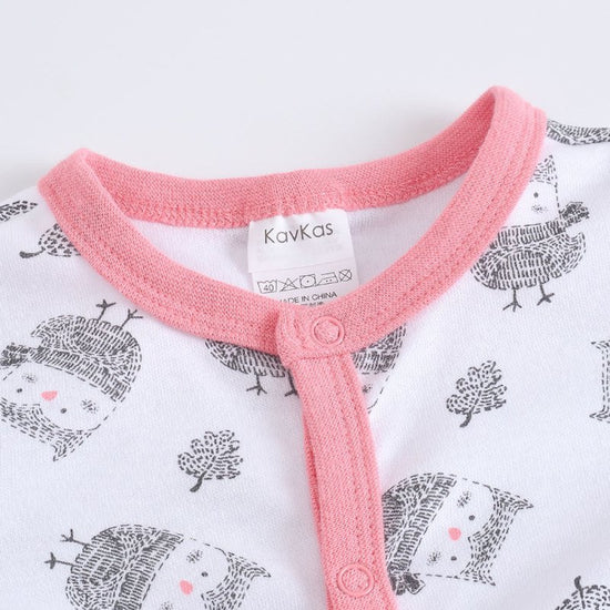 Baby Girl Romper Newborn Sleepsuit $17.16 Dana Fashion Color: Blue Size: 0 3M Baby Clothing Main fabric composition: cotton Size Length（cm） Bust(cm) Sleeve(cm) 0/3M 48.5 22 20 3/6M 53 23 22 6/9M 57.5 24 24 9/12M 62 25 26 1. Asian sizes are 1 to 2 sizes sm