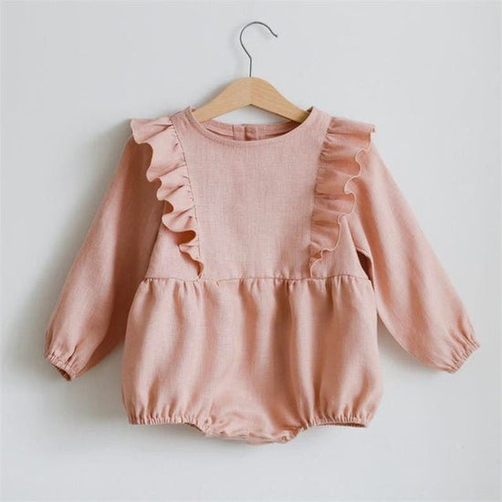 Baby Girl Rompers Long Sleeve Romper Jumpsuits One $34.65 Dana Fashion Color: Baby rompers27 Child size: 12M80 Baby Clothing Product information: Color classification: milky white white beige light gray dark gray gray silver black rompers 1 rompers 2 romp