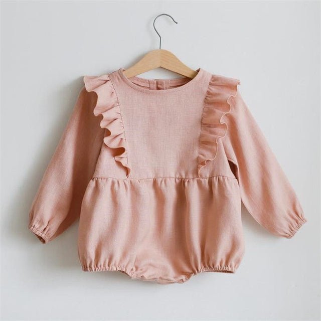 Baby Girl Rompers Long Sleeve Romper Jumpsuits One $34.65 Dana Fashion Color: Baby rompers27 Child size: 12M80 Baby Clothing Product information: Color classification: milky white white beige light gray dark gray gray silver black rompers 1 rompers 2 romp