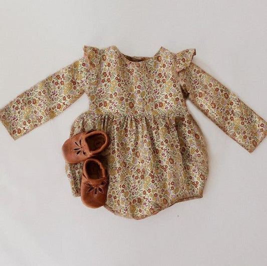 Baby Girl Rompers Long Sleeve Romper Jumpsuits One $34.65 Dana Fashion Color: Baby rompers18 Child size: 12M80 Baby Clothing Product information: Color classification: milky white white beige light gray dark gray gray silver black rompers 1 rompers 2 romp