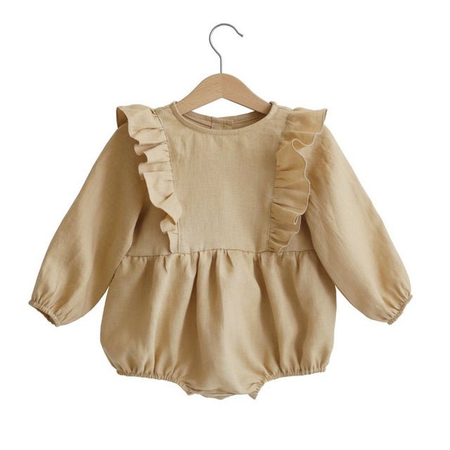 Baby Girl Rompers Long Sleeve Romper Jumpsuits One $34.65 Dana Fashion Color: Baby rompers26 Child size: 12M80 Baby Clothing Product information: Color classification: milky white white beige light gray dark gray gray silver black rompers 1 rompers 2 romp