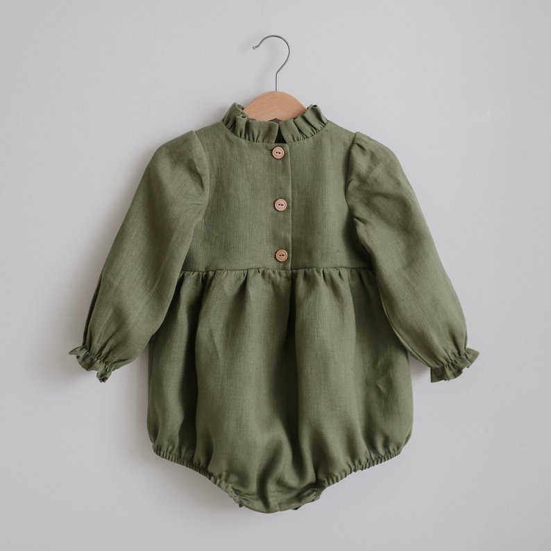 Baby Girl Rompers Long Sleeve Romper Jumpsuits One $34.83 Dana Fashion Color: Baby rompers20 Child size: 18M90 Baby Clothing Product information: Color classification: milky white white beige light gray dark gray gray silver black rompers 1 rompers 2 romp