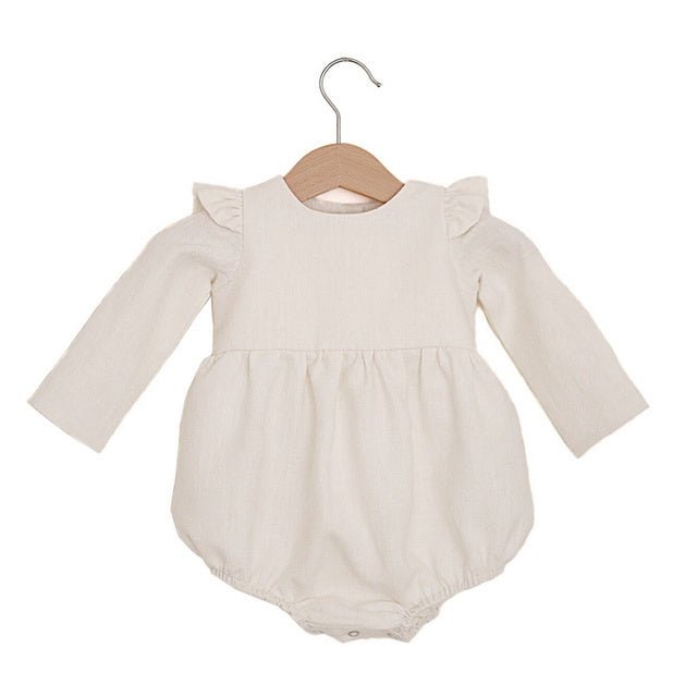 Baby Girl Rompers Long Sleeve Romper Jumpsuits One $34.65 Dana Fashion Color: Baby rompers28 Child size: 12M80 Baby Clothing Product information: Color classification: milky white white beige light gray dark gray gray silver black rompers 1 rompers 2 romp