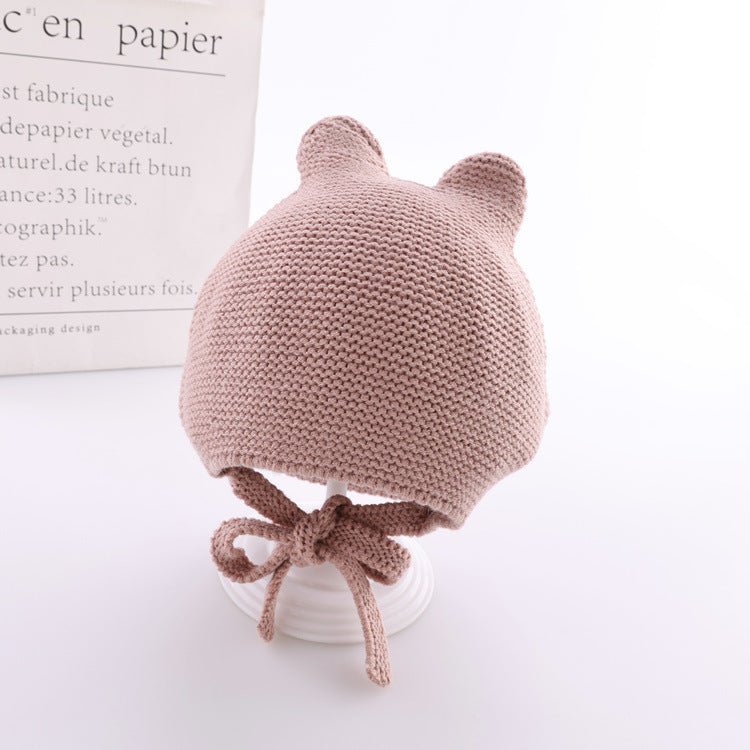 Baby Hat Cute Baby Wool 4-28 Months $17.66 Dana Fashion Color: Pink Baby Clothing Product Details: Material: Acrylic yarn Color: Beige Huaping Zhen binaural, brown Huaping Zhen binaural, pink Huaping Zhen binaural, gray Huaping Zhen binaural, beige. Hua Q
