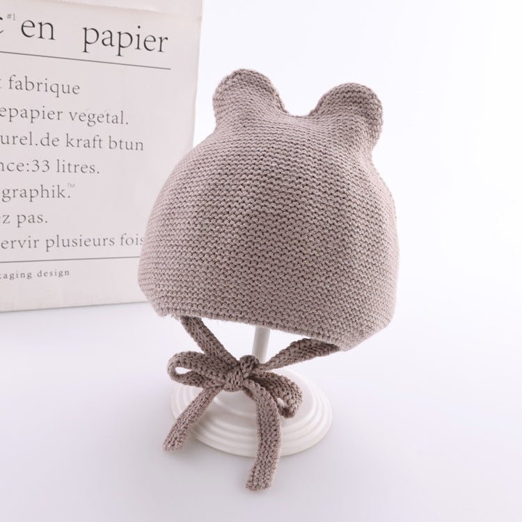 Baby Hat Cute Baby Wool 4-28 Months $20.34 Dana Fashion Color: Grey Baby Clothing Product Details: Material: Acrylic yarn Color: Beige Huaping Zhen binaural, brown Huaping Zhen binaural, pink Huaping Zhen binaural, gray Huaping Zhen binaural, beige. Hua Q
