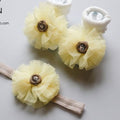 Set of yellow flowers