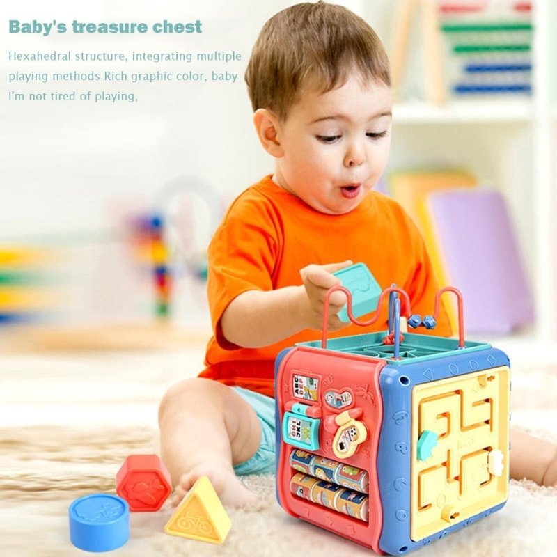 Baby hexahedron educational toys $37.72 Dana Fashion Color: Hexahedron Toys & Hobbies Kids Six Sided Box Montessori Toy Shape with Round Beads Maze Game Math Early Educational Toy Characteristics: Six-sided structure, variety of games, rich graphic color.