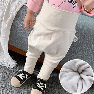Baby High Waist Belly Pants Trousers $31.96 Dana Fashion Color: Apricot velvet Size: 100 Baby Clothing Product information: Length: trousers Main fabric composition: cotton Waist: high waist Reminder: In the later period, the lining is replaced with beige