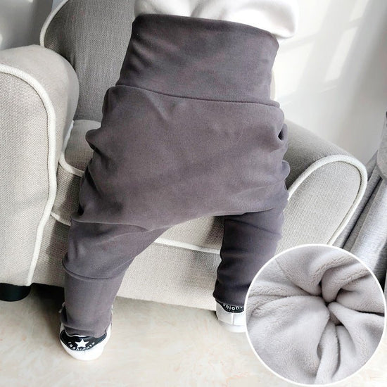 Baby High Waist Belly Pants Trousers $31.96 Dana Fashion Color: Dark Grey velvet Size: 100 Baby Clothing Product information: Length: trousers Main fabric composition: cotton Waist: high waist Reminder: In the later period, the lining is replaced with bei