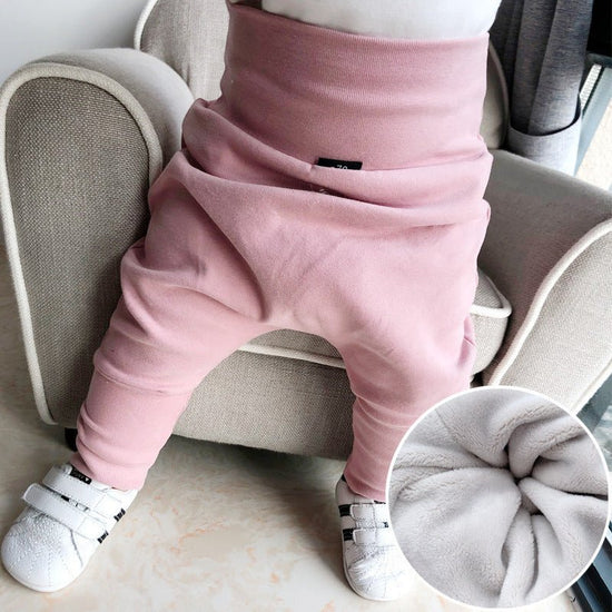 Baby High Waist Belly Pants Trousers $31.96 Dana Fashion Color: Pink velvet Size: 100 Baby Clothing Product information: Length: trousers Main fabric composition: cotton Waist: high waist Reminder: In the later period, the lining is replaced with beige ve