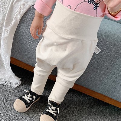 Baby High Waist Belly Pants Trousers $28.93 Dana Fashion Color: Apricot Size: 100 Baby Clothing Product information: Length: trousers Main fabric composition: cotton Waist: high waist Reminder: In the later period, the lining is replaced with beige velvet