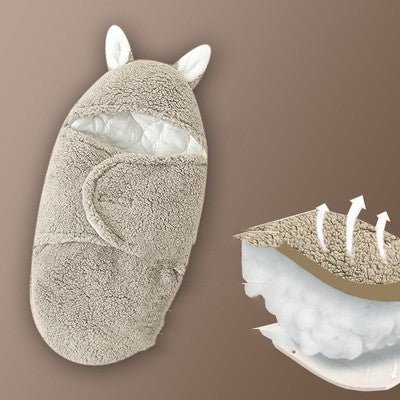 Baby Hold Newborn Thickened Out Wrap Swaddle Sleeping Bag $31.95 Dana Fashion Color: Gray round leg Size: 62cm Baby Clothing Product information: Applicable age: Freshmen 1 month 2 months 3 months 4 months 5 months 6 months Fabric: cotton Applicable seaso