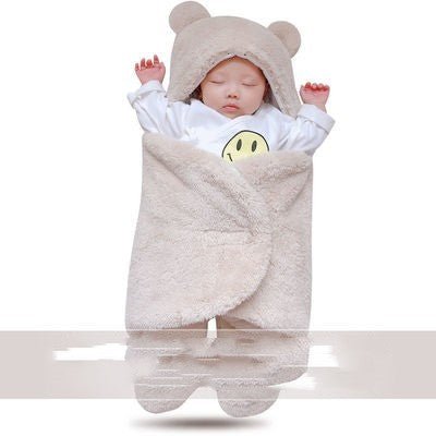 Baby Hold Newborn Thickened Out Wrap Swaddle Sleeping Bag $31.95 Dana Fashion Color: Kachishu cotton wool Size: 62cm Baby Clothing Product information: Applicable age: Freshmen 1 month 2 months 3 months 4 months 5 months 6 months Fabric: cotton Applicable