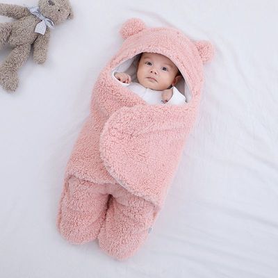 Baby Hold Newborn Thickened Out Wrap Swaddle Sleeping Bag $31.95 Dana Fashion Color: Lamb wool pink Size: 62cm Baby Clothing Product information: Applicable age: Freshmen 1 month 2 months 3 months 4 months 5 months 6 months Fabric: cotton Applicable seaso