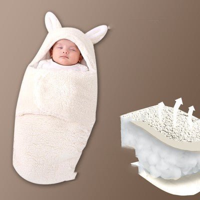 Baby Hold Newborn Thickened Out Wrap Swaddle Sleeping Bag $31.95 Dana Fashion Color: Round white leg Size: 62cm Baby Clothing Product information: Applicable age: Freshmen 1 month 2 months 3 months 4 months 5 months 6 months Fabric: cotton Applicable seas