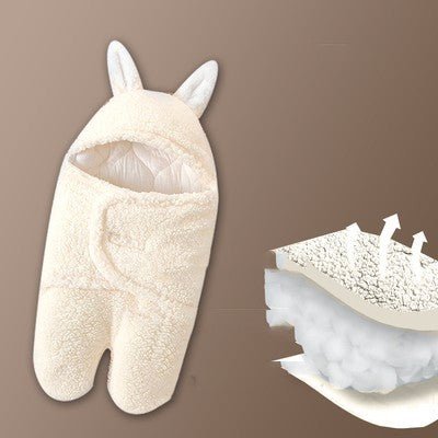 Baby Hold Newborn Thickened Out Wrap Swaddle Sleeping Bag $31.95 Dana Fashion Color: White leg parting Size: 62cm Baby Clothing Product information: Applicable age: Freshmen 1 month 2 months 3 months 4 months 5 months 6 months Fabric: cotton Applicable se