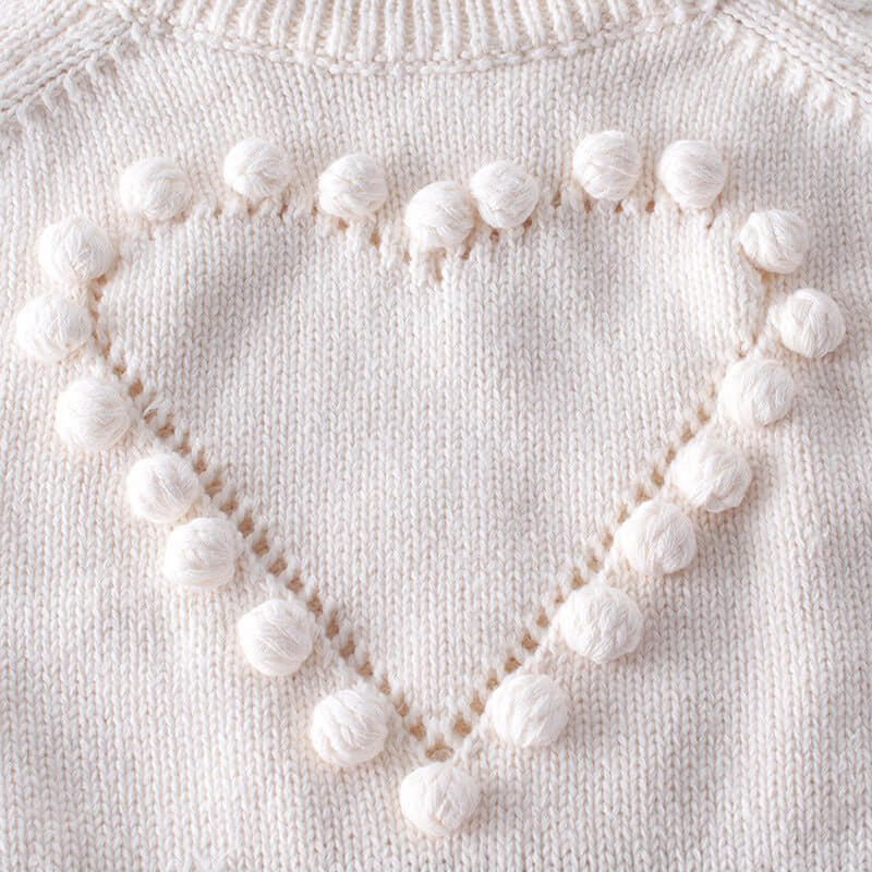 Baby Infant Handmade Love Sweater Knitted Wool Long Sleeve Bodysuit $30.50 Dana Fashion Color: Apricot Size: 66cm Baby & Mother Applicable gender: female Sleeve length: long sleeve Thickness: General Main fabric composition: cotton Main fabric ingredient