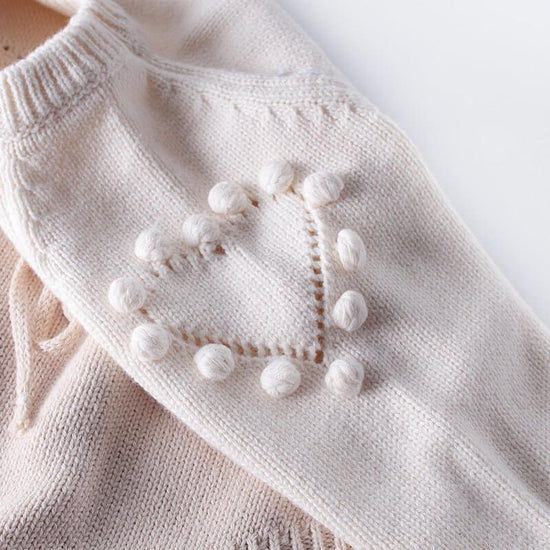 Baby Infant Handmade Love Sweater Knitted Wool Long Sleeve Bodysuit $30.50 Dana Fashion Color: Apricot Size: 66cm Baby & Mother Applicable gender: female Sleeve length: long sleeve Thickness: General Main fabric composition: cotton Main fabric ingredient