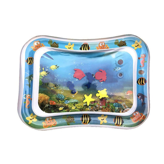 Baby Inflatable Water Mat, Infants Summer Beach Water Mat Patted Pad Water Cushion For Infants Toddlers Summer Activity Play Toys Baby Pillows $17.28 Dana Fashion style: No packaging Toys & Hobbies Overview: PVC Water-filled baby Patted pad, exercise your