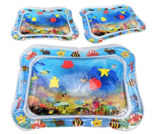 Baby Inflatable Water Mat, Infants Summer Beach Water Mat Patted Pad Water Cushion For Infants Toddlers Summer Activity Play Toys Baby Pillows $17.28 Dana Fashion style: No packaging Toys & Hobbies Overview: PVC Water-filled baby Patted pad, exercise your
