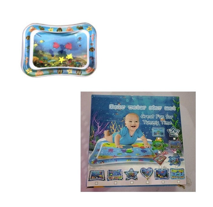 Baby Inflatable Water Mat, Infants Summer Beach Water Mat Patted Pad Water Cushion For Infants Toddlers Summer Activity Play Toys Baby Pillows $17.28 Dana Fashion style: No packaging Toys & Hobbies Overview: PVC Water-filled baby Patted pad, exercise your