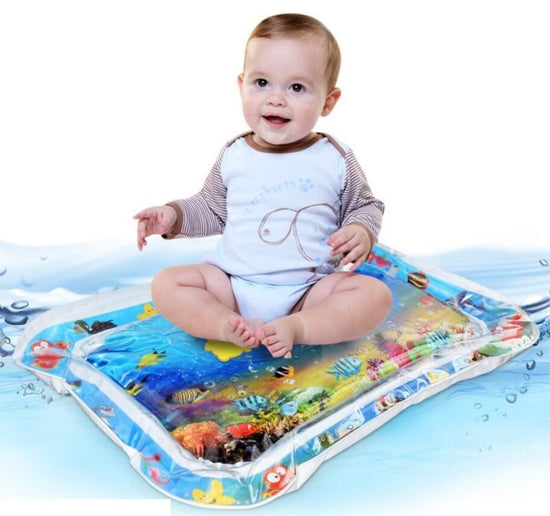 Baby Inflatable Water Mat, Infants Summer Beach Water Mat Patted Pad Water Cushion For Infants Toddlers Summer Activity Play Toys Baby Pillows $17.28 Dana Fashion style: No packaging Toys & Hobbies Overview: PVC Water-filled baby Patted pad, exercise your