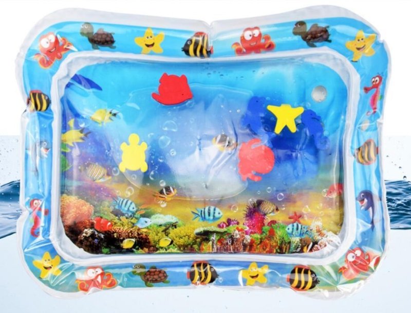 Baby Inflatable Water Mat, Infants Summer Beach Water Mat Patted Pad Water Cushion For Infants Toddlers Summer Activity Play Toys Baby Pillows $17.28 Dana Fashion style: No packaging Toys & Hobbies Overview: PVC Water-filled baby Patted pad, exercise your