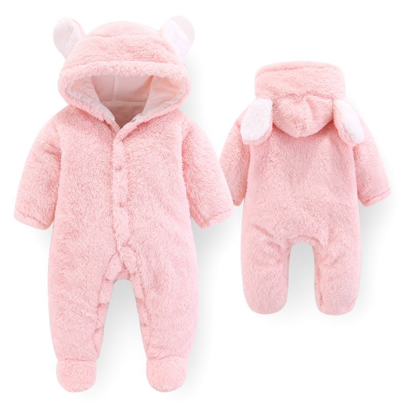 Baby jumpsuit romper newborn outfit $21.86 Dana Fashion Color: Pink Size: 59cm Baby Clothing Clothing table Clothes length Chest circumference Sleeve Length Shoulder to crotch Recommended height 3M 53 28 21 28 59CM 6M 56 29 22 30 66CM 9M 59 31.5 23.5 33 7