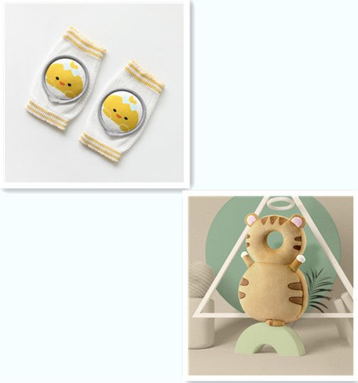 Baby Knee Pads Cartoon Accessories Doll Elbow Pads Baby Learning Set $33.89 Dana Fashion Color: Mix packing set Size: One size Baby Clothing Specification: Children's socks material: Combed cotton Children's socks craft: Mesh Children's socks function: Br