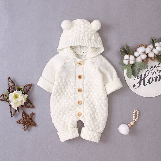 Baby knitted jumpsuit $26.03 Dana Fashion Color: Blue Size: 66cm Baby Clothing Fabric name: Knitting Main fabric composition: acrylic Main fabric composition content: 100 (%) 1. Asian sizes are 1 to 2 sizes smaller than European and American people. Choos