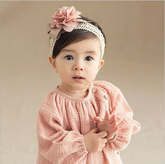 Baby lace headband $7.52 Dana Fashion Color: Grey Baby Clothing Item: Flower headband Style: flowers Material: fabric Production Number: Flower Hair Band Pattern: flowers Type: headband, headband