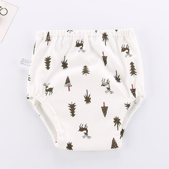 Baby Lala Breathable Urine-proof Training Pants $13.12 Dana Fashion Color: Coffee Christmas Tree Fawn Size: 100yards Baby Clothing Product information: Applicable age: 6-12 months, 0-6 months Colors: dog, cow, ladybug, pink cat, lion, sheep, duck, ice cre