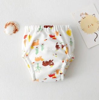 Baby Lala Breathable Urine-proof Training Pants $13.83 Dana Fashion Color: Forest bear Size: 100yards Baby Clothing Product information: Applicable age: 6-12 months, 0-6 months Colors: dog, cow, ladybug, pink cat, lion, sheep, duck, ice cream, elephant, m
