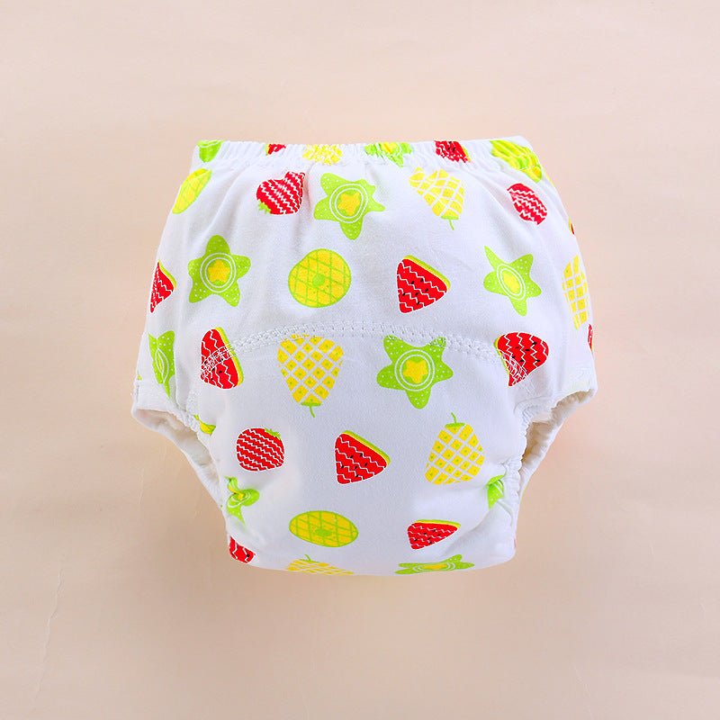 Baby Lala Breathable Urine-proof Training Pants $11.70 Dana Fashion Color: Watermelon Size: 100yards Baby Clothing Product information: Applicable age: 6-12 months, 0-6 months Colors: dog, cow, ladybug, pink cat, lion, sheep, duck, ice cream, elephant, mo