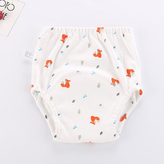 Baby Lala Breathable Urine-proof Training Pants $13.12 Dana Fashion Color: Red fox Size: 100yards Baby Clothing Product information: Applicable age: 6-12 months, 0-6 months Colors: dog, cow, ladybug, pink cat, lion, sheep, duck, ice cream, elephant, monke