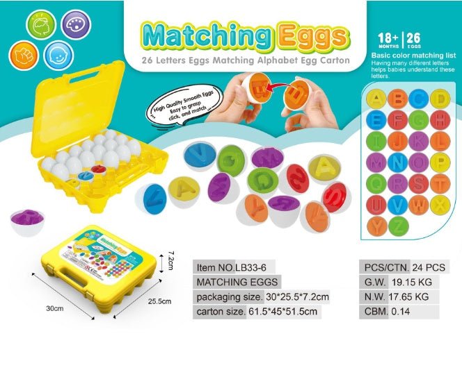 Baby Learning Educational Toy Smart Egg Toy Games Shape Matching Sorters Toys Montessori Eggs Toys For Kids Children $44.34 Dana Fashion Color: 3style Toys & Hobbies Overview: 1. SORT & MATCH BY COLOR OR SHAPE: Educational egg toy is like a real egg size