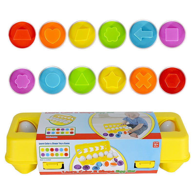 Baby Learning Educational Toy Smart Egg Toy Games Shape Matching Sorters Toys Montessori Eggs Toys For Kids Children $36.29 Dana Fashion Color: 1style Toys & Hobbies Overview: 1. SORT & MATCH BY COLOR OR SHAPE: Educational egg toy is like a real egg size