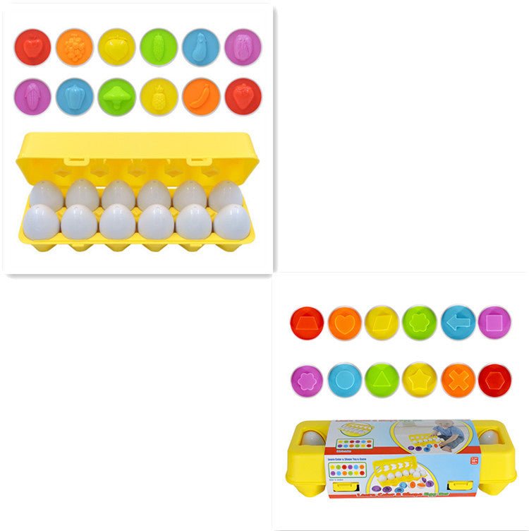 Baby Learning Educational Toy Smart Egg Toy Games Shape Matching Sorters Toys Montessori Eggs Toys For Kids Children $46.63 Dana Fashion Color: SetA Toys & Hobbies Overview: 1. SORT & MATCH BY COLOR OR SHAPE: Educational egg toy is like a real egg size ma