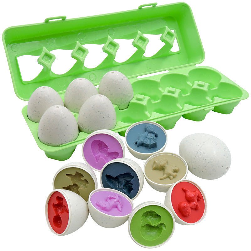 Baby Learning Educational Toy Smart Egg Toy Games Shape Matching Sorters Toys Montessori Eggs Toys For Kids Children $33.11 Dana Fashion Color: Green Toys & Hobbies Overview: 1. SORT & MATCH BY COLOR OR SHAPE: Educational egg toy is like a real egg size m