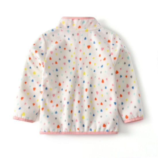 Baby Long Sleeve Stand Collar Polar Fleece Jacket $32.16 Dana Fashion Color: White Size: 100cm Baby Clothing Collar type: stand-up collar Fabric technology: fleece, soft treatment Sleeve length: long sleeve Hooded or not: not hooded Fabric name: Polar fle