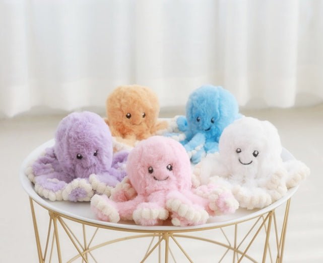 Baby Octopus Plush Toy $18.13 Dana Fashion Color: Light Brown high: 18 cm Toys & Hobbies Filling material: PP cotton Plush classification: short plush Filling material: PP cotton Plush classification: short plush