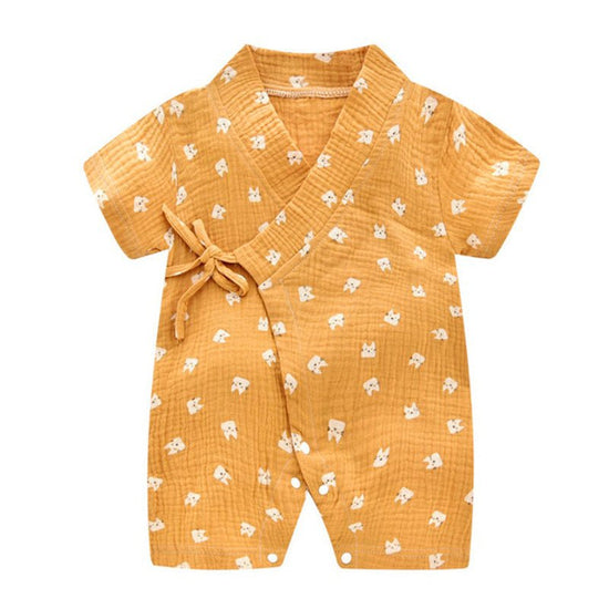Baby Onesies Summer Thin Baby Romper Romper $28.15 Dana Fashion Color: Cat Size: 59cm Style: Short Baby Clothing Product information: Applicable gender: neutral/male and female Sleeve length: long sleeve Hooded or not: detachable with cap Thickness: Thin