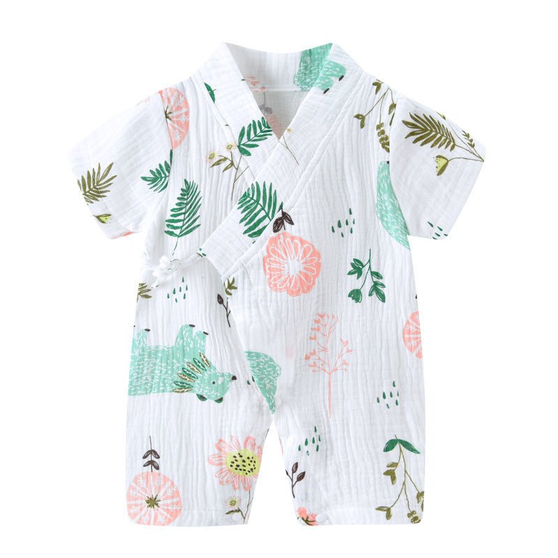 Baby Onesies Summer Thin Baby Romper Romper $28.15 Dana Fashion Color: Bear Size: 59cm Style: Short Baby Clothing Product information: Applicable gender: neutral/male and female Sleeve length: long sleeve Hooded or not: detachable with cap Thickness: Thin