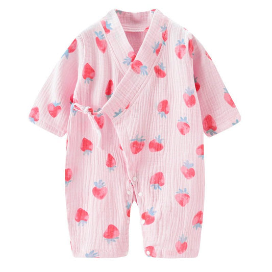 Baby Onesies Summer Thin Baby Romper Romper $33.35 Dana Fashion Color: Bear Size: 59cm Style: Long Baby Clothing Product information: Applicable gender: neutral/male and female Sleeve length: long sleeve Hooded or not: detachable with cap Thickness: Thin
