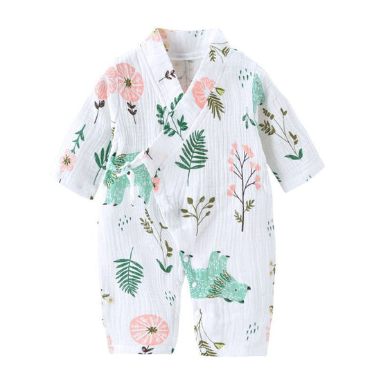 Baby Onesies Summer Thin Baby Romper Romper $33.35 Dana Fashion Color: Bear Size: 59cm Style: Long Baby Clothing Product information: Applicable gender: neutral/male and female Sleeve length: long sleeve Hooded or not: detachable with cap Thickness: Thin