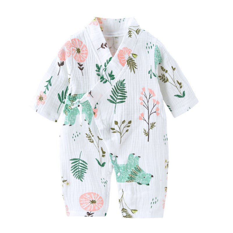 Baby Onesies Summer Thin Baby Romper Romper $33.35 Dana Fashion Color: Bear Size: 59cm Style: Long Baby Clothing Product information: Applicable gender: neutral/male and female Sleeve length: long sleeve Hooded or not: detachable with cap Thickness: Thin
