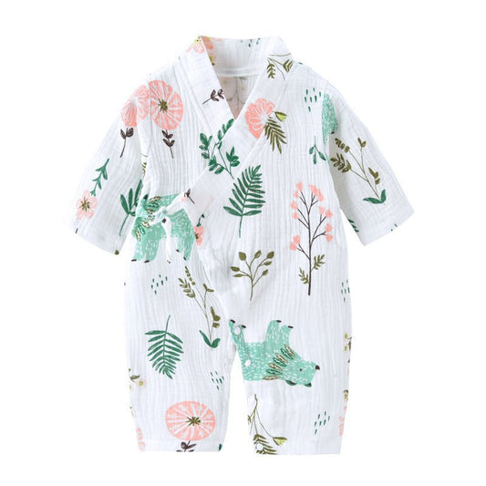 Baby Onesies Summer Thin Baby Romper Romper $33.35 Dana Fashion Color: Bear Size: 59cm Style: Long Baby Clothing Product information: Applicable gender: neutral/male and female Sleeve length: long sleeve Hooded or not: detachable with cap Thickness: Thin