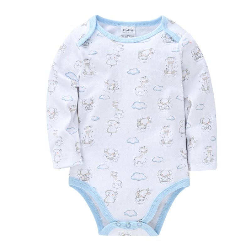 Baby Onesies $9.92 Dana Fashion Color: Giraffe full print HY2319 Child size: 0 3 Baby Clothing Product information: Fabric Name: Knitting Applicable gender: neutral/male and female Sleeve length: long sleeve Whether the hair/excess thread ends are trimmed