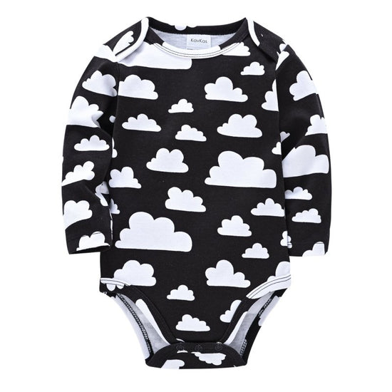 Baby Onesies $9.92 Dana Fashion Color: Cloud black HY2284 Child size: 0 3 Baby Clothing Product information: Fabric Name: Knitting Applicable gender: neutral/male and female Sleeve length: long sleeve Whether the hair/excess thread ends are trimmed: all t